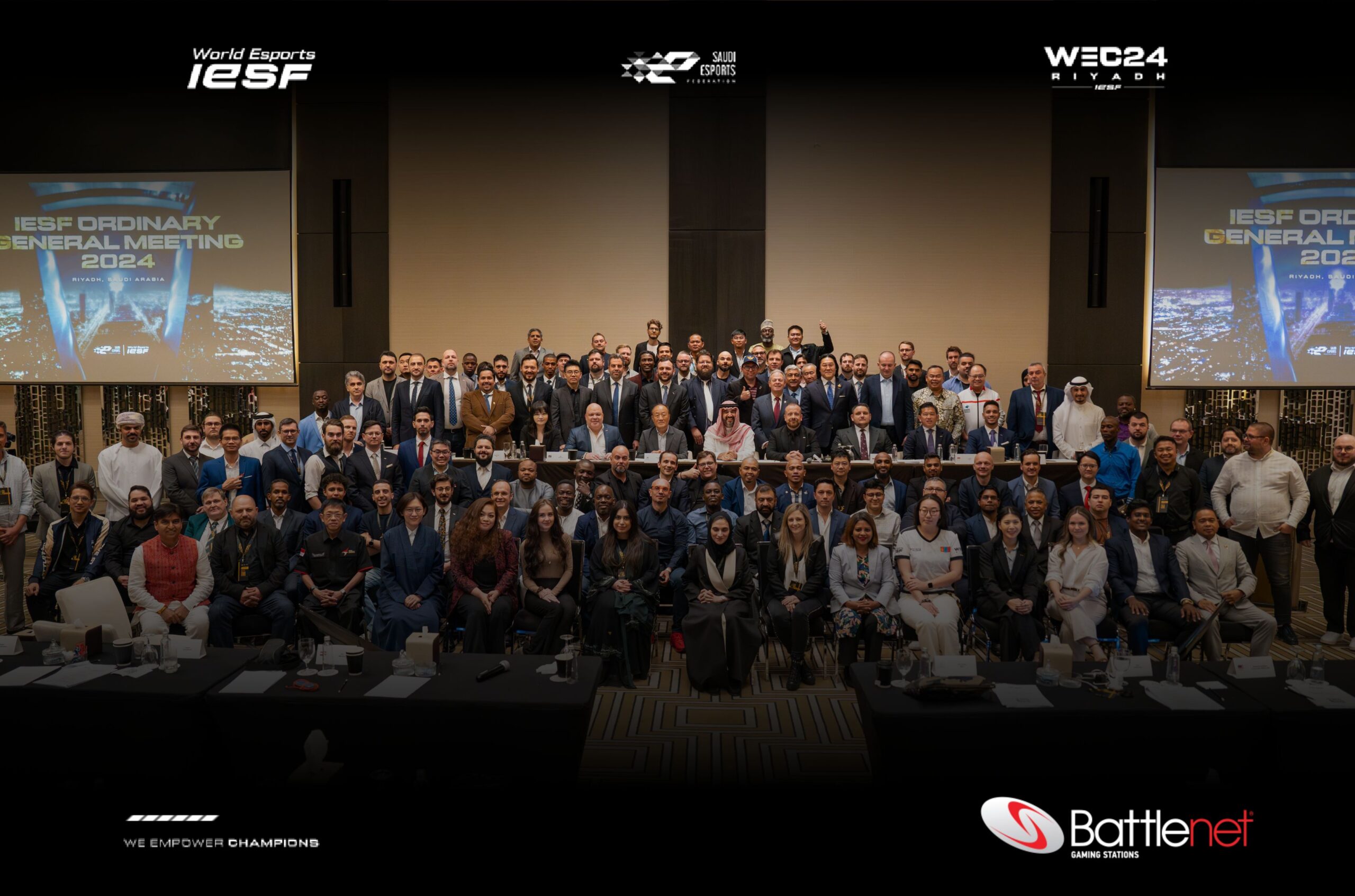 BattlenetGS at the 16th IESF Ordinary General Meeting in Riyadh